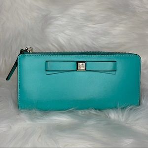 Kate Spade Teal Zip Wallet